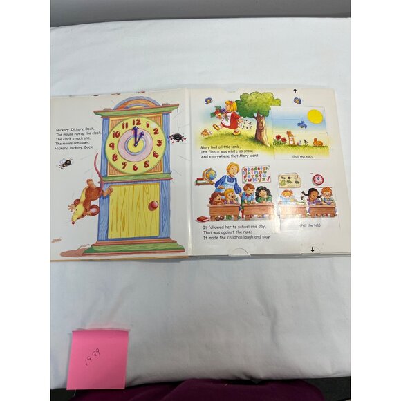 Nursery Rhyme Funtime Childrens Book With Pull Tabs & Interactive Features - Picture 4 of 4